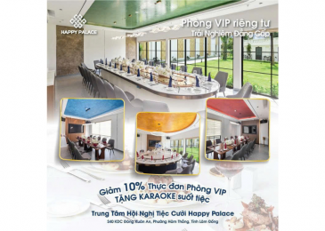 ƯU ĐÃI PHÒNG VIP - TẶNG KARAOKE SUỐT TIỆC